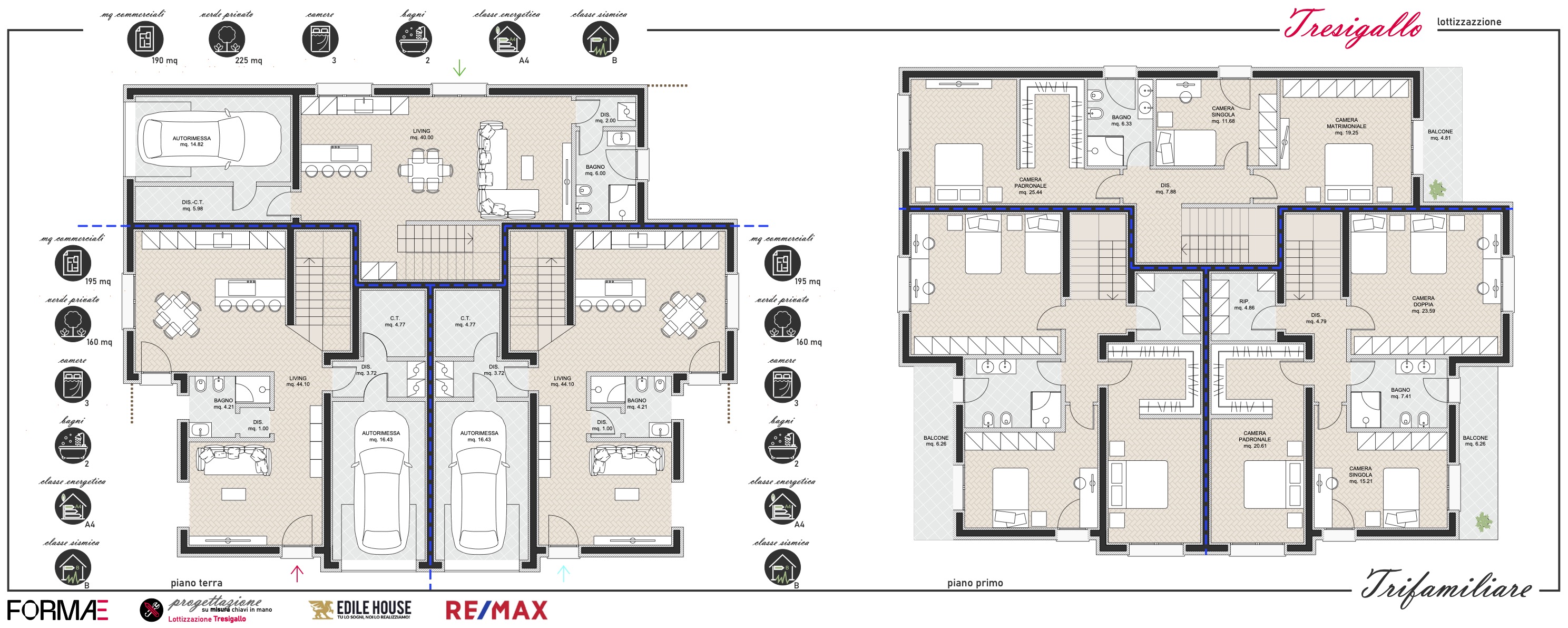 Tresigallo C2501-Trifamiliare
