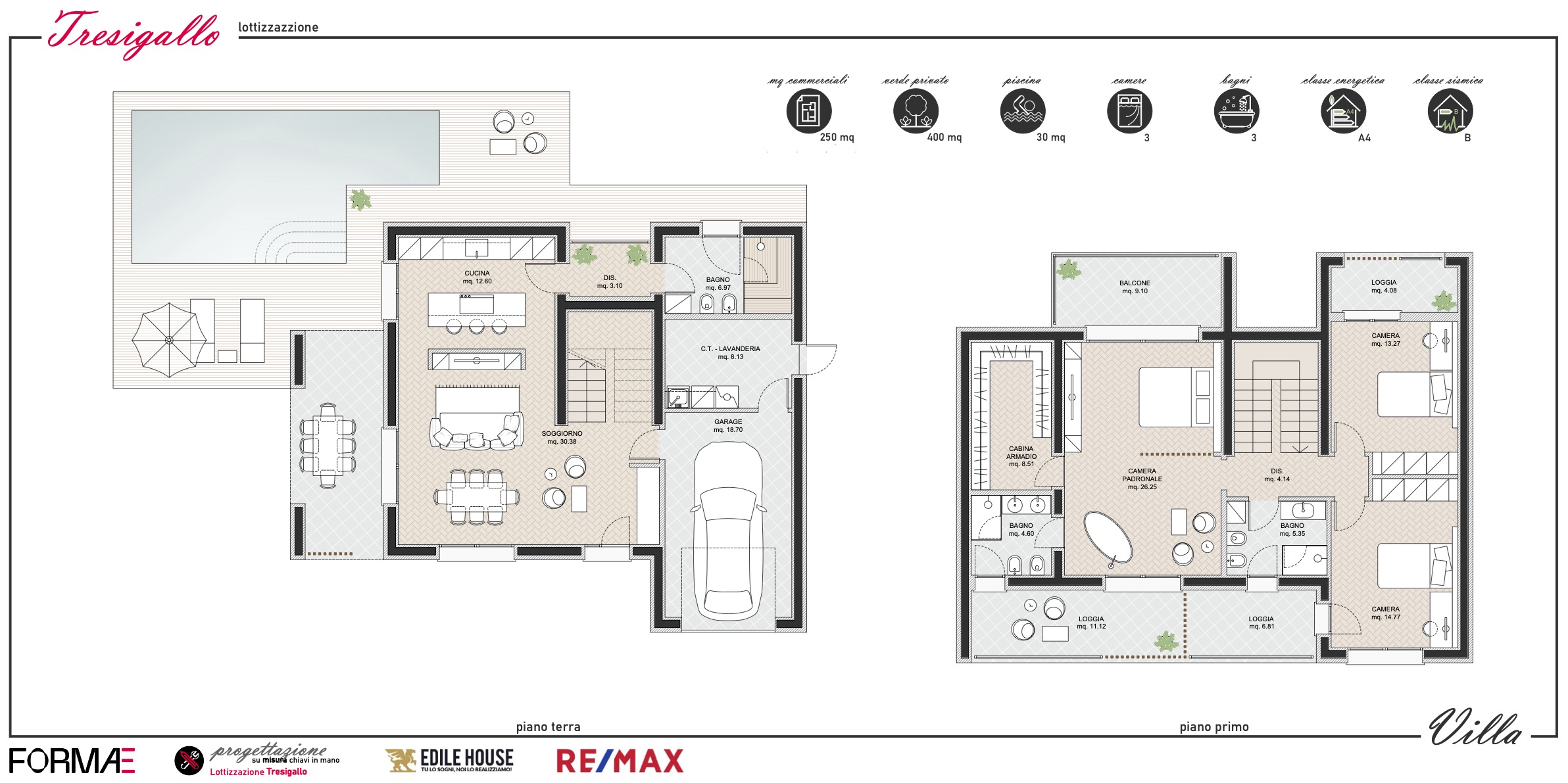 Tresigallo C2501-Villa
